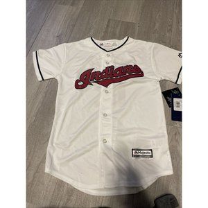 NWT BIG KIDS Nike MLB Cleveland Indians Francisco Lindor Youth Jersey Sz M